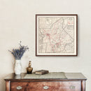 Vintage Map of Butte County, California 1935