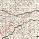 Vintage Map of Amador County, California 1935