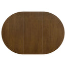 Thomson - Oval Dining Table With Removable Leaf - Walnut