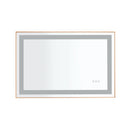 36x24 LED Lighted Bathroom Wall Mounted Mirror with High Lumen+Anti-Fog Separately Control