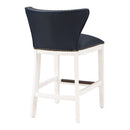 Macon - Counter Stool With Accents - Dark Blue by HouseOfZazla