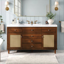 Bathroom Vanity With Sink, 5 Legs, Soft Close Drawers by HouseOfZazla