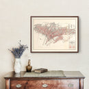 Vintage Map of Oakland, California 1935