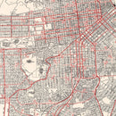 Vintage Map of San Francisco County, California 1935