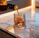 CrystalTwirl Rotating Drink Glass