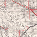 Vintage Map of Merced County, California 1935
