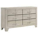Strout - 4 Piece Queen Bedroom Set With Upholstered Headboard - Rustic