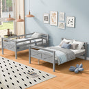 Bunk Bed With Ladder And Safety Guardrail by HouseOfZazla
