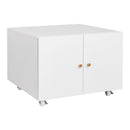 Office Furniture Copier Cabinet 2 Door Steel Copier Stand Mobile Pedestal File Printer Stand by HouseOfZazla