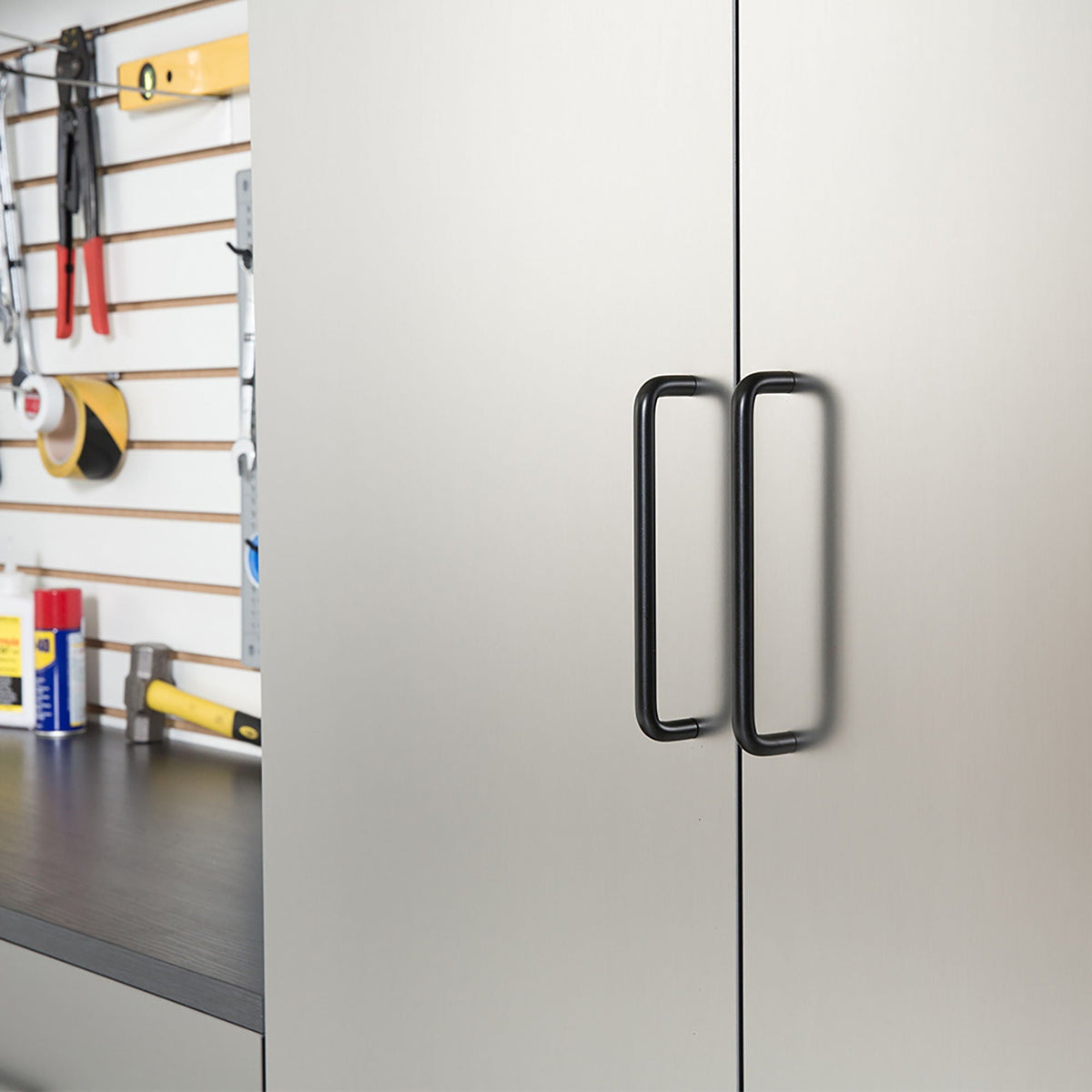 Astro Series - Garage Cabinet Set A With Soft Closing Drawers - Metallic Gray, photo 5 of 11