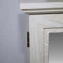 Sideboard Cabinet With Mirrored Doors, Adjustable Shelf, Metal Handles by HouseOfZazla