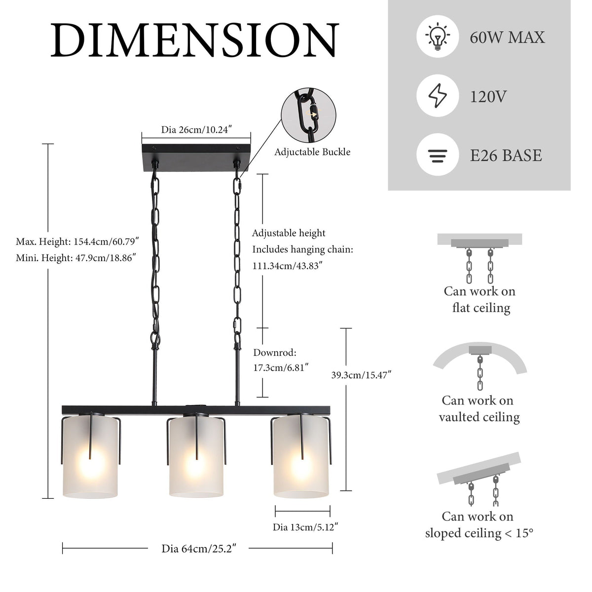 Adjustable Cylindrical Pendant Light, photo 32 of 40