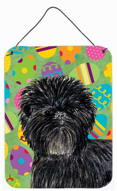 Affenpinscher Easter Eggtravaganza Aluminium Metal Wall or Door Hanging Prints