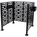 3.5x3.5FT Metal Air Conditioner Privacy Fence with Planter Boxes by HouseOfZazla