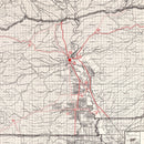 Vintage Map of Tehama County, California 1935