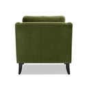 Josephine 33" Upholstered Accent Chair, Olive