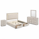 Colorado - Bedroom Set With Upholstered LED Headboard by HouseOfZazla