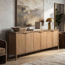 Nolan - 6 Door Sideboard - Brown by HouseOfZazla