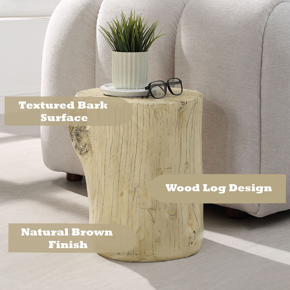 Gene - Accent Table - Natural Brown, photo 5 of 6