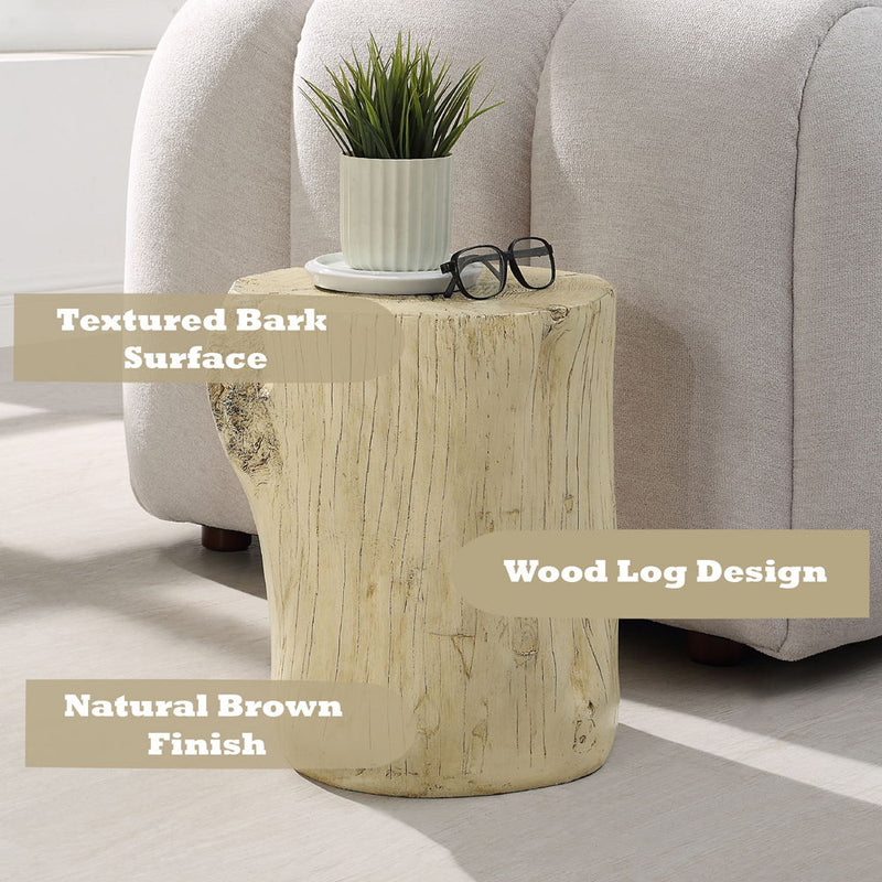 Gene - Accent Table - Natural Brown, photo 5 of 6