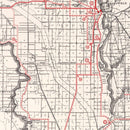 Vintage Map of Sutter County, California 1935