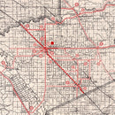 Vintage Map of Stanislaus County, California 1935