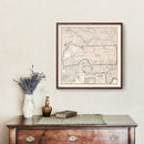 Vintage Map of Sierra County, California 1935