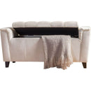 ALDEN ARMED STORAGE BENCH