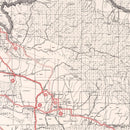 Vintage Map of Santa Barbara County, California 1935