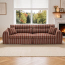 3 Seater, Couch With Throw Pillows For Living Room by HouseOfZazla