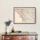 Vintage Map of San Luis Obispo, California 1935