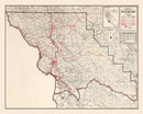 Vintage Map of San Luis Obispo, California 1935