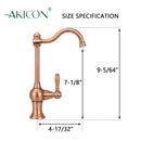 One-Handle Copper Drinking Water Filter Faucet Water Purifier Faucet - AK97718-C