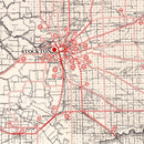 Vintage Map of San Joaquin County, California 1935