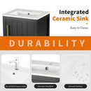 20" Bathroom Vanity with Sink and Storage Rack by HouseOfZazla