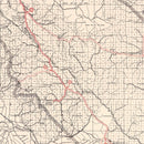 Vintage Map of San Benito County, California 1935