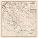 Vintage Map of San Benito County, California 1935