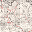 Vintage Map of Plumas County, California 1935