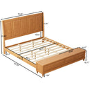 Sleigh Bed Frame With Tall Headboard And Storage Bench by HouseOfZazla