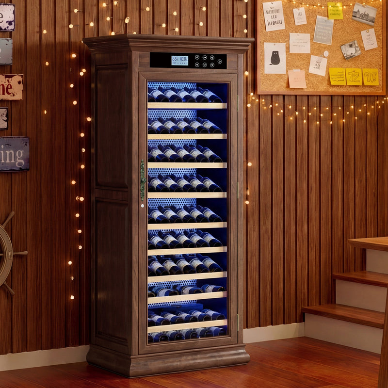 Temperature Control Professional Wooden Refrigerated Wine Cabinet, photo 2 of 7