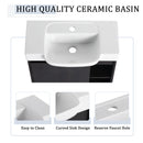 24" Wall-Mounted Bathroom Vanity