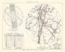 Vintage Map of the Burlington Municipal Airport Vicinity, 1952