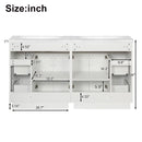 Bathroom Vanity With 2 Doors, 2 Drawers, Adjustable Shelf, Hidden Slides & Soft Close Hinges