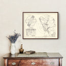 Vintage Map of the Charlotte County Municipal Airport Florida Vicinity, 1952