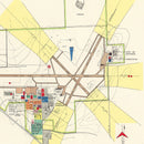 Vintage Map of Duluth Municipal Airport, 1951