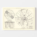 Vintage Map of the Duluth Municipal Airport Vicinity, 1951