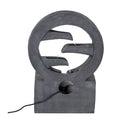 26.77'H Gray Circular Polyresin Outdoor Water Fountain with LED Light
