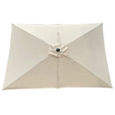 6 x 9ft Patio Umbrella Outdoor Waterproof Umbrella with Crank and Push Button Tilt without flap for Garden Backyard Pool Swimming Pool Market