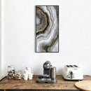Canvas Painting Wall Art Framed Abstract Modern Decor 20x40 Inches by HouseOfZazla