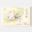 Vintage Map of Geiger field, 1952